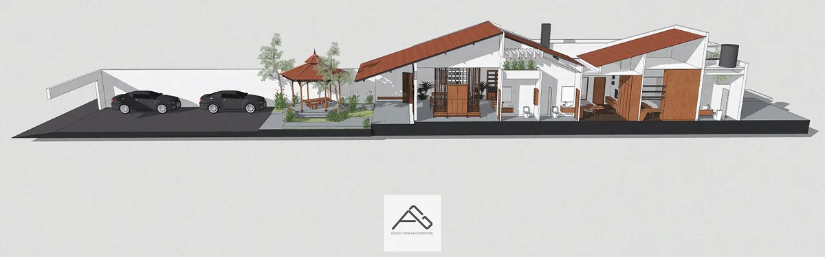 Phối cảnh & mặt cắt ý tưởng Ý tưởng thiết kế tại Nhiều công trình, ảnh 3
